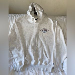 Mens Blue 84 Sag Harbour Marina Blue Pullover Hoodie Sweatshirt Size Small NY